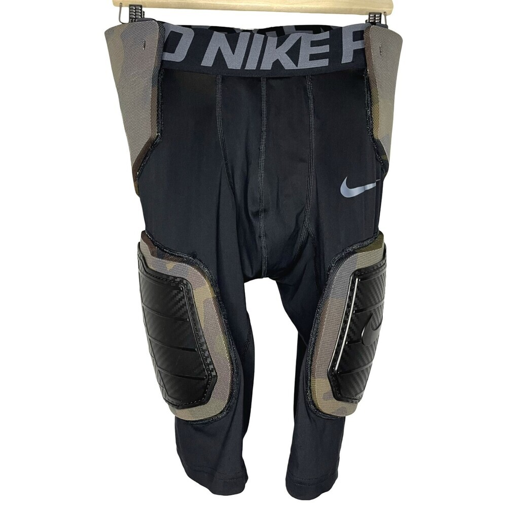 Nike Pro Combat Hyperstrong Impact Football Short Men XXL Black Camo Hard Plate